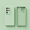 thumbnail image 1 of TECH CIRCLE Compatible with Samsung Galaxy S23 Plus Liquid Silicone TPU Rubber Case, Full Camera Cover[Soft Microfiber Lining] Full Body Shockproof Slim Thin Anti-Scratch Cover,Grassgreen, 1 of 12