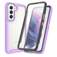 thumbnail image 1 of TECH CIRCLE Compatible with Samsung Galaxy S26 Ultra PC+TPU Hybrid Clear Case with Screen Protector Slim Cover,Anti-Fall and Shock-Absorbing Full Body Rugged Heavy Duty Protective,Purple, 1 of 6