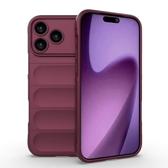 TECH CIRCLE Compatible with iPhone 11 Pro Soft TPU Case Shockproof Drop Proof Protective Flexible Cover Camera Protection Impact Absorption Air Cushion Anti-Scratch Microfiber Lining,Winered