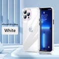 thumbnail image 1 of TECH CIRCLE Compatible for iPhone 13 Pro Max 6.7 Inch Case, Luxury Bling Crystal Camera Lens Rhinestone Sparkly Clear Case for Women Girls Shockproof Camera Protective Cover - White, 1 of 9