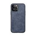 thumbnail image 1 of TECH CIRCLE Compatible with iPhone 13 Pro Max 6.7 Inch Imported Premium Leather Slim Case, Luxurious Touch No Fingerprint Internal Magnetic Drop Protection Durable Case, Blue, 1 of 5
