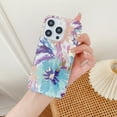 thumbnail image 1 of TECH CIRCLE Compatible with iPhone 16 Pro Clear Hybrid Case with Design Flexible Soft TPU Shockproof Absorption Slim Cute Flower Floral Embossed Pattern Protective Back Cover for Women Men,E, 1 of 8
