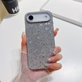 thumbnail image 1 of TECH CIRCLE Compatible with iPhone 17 Air TPU+PC Case Luxury Glitter Sparkle Bling Shiny Case Hard PC Shockproof Full Camera Lens Protective Case For Men Women Girls,Silver, 1 of 10