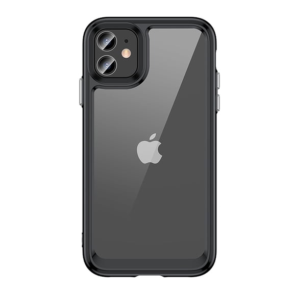 TECH CIRCLE Compatible with iPhone 11 Case Clear Thin Slim Transparent Cover Shockproof Bumper Case for iPhone 11,Black