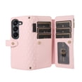 thumbnail image 1 of TECH CIRCLE Cover for Samsung Galaxy Z Fold5 Case with Shoulder Strap+Lanyard+S Pen Holder, Elegant Handbag [Kickstand][9 Card Slots] Wallet Case for Galaxy Z Fold 5 Full Protective Shell-Pink, 1 of 8