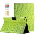 thumbnail image 1 of TECH CIRCLE Crocodile Pattern PU Leather Case for Galaxy Tab A7 Lite (8.7") Tablet (SM-T220) 2021, Green, 1 of 6