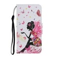 thumbnail image 1 of TECH CIRCLE Cute Cartoon PU Leather Case for iPhone 16 Pro - Flip Wallet Case with Wrist Strap, 2 Card Slots an 1 Cash Pocket, Protective, Slim Fit and Lightweight, Butterfly Girl, 1 of 7