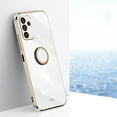 thumbnail image 1 of TECH CIRCLE Cute Case for Samsung Galaxy A13 5G 6.5 inch 2021,Slim Fit Lightweight Thin Cover with Phone Ring Holder Durable Silicone Case Sturdy Anti-Scratch Protective Grip Stand Phone Case,White, 1 of 6