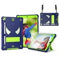 thumbnail image 1 of TECH CIRCLE Cute Spider Case for Apple 10.2-inch iPad, iPad 9th/8th/7th Generation Case 2021/2020/2019 Release - Heavy Duty Protection Shockproof Rugged Cover with Stand / Shoulder Strap, Navy+Green, 1 of 5