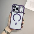 thumbnail image 1 of TECH CIRCLE Designed for iPhone 17 Magnetic PC+TPU Hybrid Case Compatible with MagSafe Adjustable Camera Stand Military Grade Protection Rugged Shockproof Cover Lens Protector,Darkpurple, 1 of 12