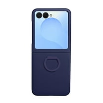 TECH CIRCLE Durable Protective Case for Samsung Galaxy Z Flip 7,Shock-Absorbent,Anti-Scratch & Anti-Fingerprint Back Cover,Built-in Grip Ring,Lightweight PC TPU Case, Non-Slip,Darkblue