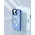 thumbnail image 1 of TECH CIRCLE Fashion Case for iPhone 13 Pro Max- [Supports MagSafe Charging] Lightweight Protective Translucent Case for (6.7 Inch) Apple iPhone 13 Pro Max (2021 Release) Cell Phone, Darkblue, 1 of 1