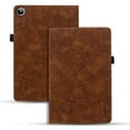 thumbnail image 1 of TECH CIRCLE Flip PU Leather Case for Samsung Galaxy Tab A9 8.7" 2023, Embossed Flower Card Slots Holders Kickstand Anti-Scratch Shockproof Business Men Women Case for Samsung Tab A9 8.7" 2023, Brown, 1 of 4