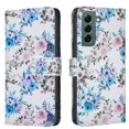 thumbnail image 1 of TECH CIRCLE Flip Wallet Phone Case for Galaxy S22 Ultra (6.8", 2022) with Credit Card/Cash Slot, Stand Feature, Beatiful Floral Pattern PU Leather Protective Lightweight Cute Case, Colorful Flowers, 1 of 6