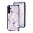 thumbnail image 1 of TECH CIRCLE Flower Pattern Case for Samsung Galaxy S24 FE,Slim Shockproof TPU Bumper Phone with Built-in 360 Rotatable Ring Holder Kickstand Cover for Galaxy S24 FE,Purple, 1 of 9