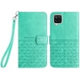 thumbnail image 1 of TECH CIRCLE Folio Phone Case for Samsung Galaxy A22 4G (2021) - Lightweight Leather Shell with Stand Wallet Cover with [Card Slot Holder/Pocket] Portable Simple Case with [Wrist Strap], Green, 1 of 8