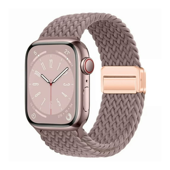 TECH CIRCLE For Apple Watch 42/44/45/49mm Adjustable Elastic Watch Band, Nylon Stretchy Solo Loop Bracelet Women Replacement for iWatch Bands Ultra 1/2 Series SE/9/8/7/6/5/4/3/2/1,AF Purple