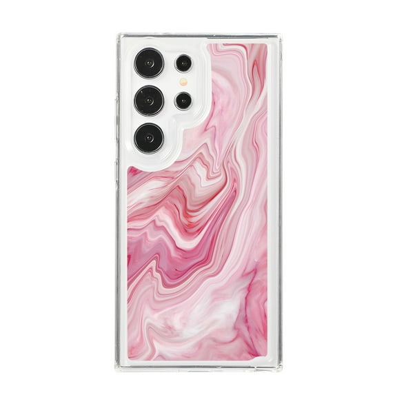 TECH CIRCLE For Galaxy A25 5G Case,Stylish Marble Design Protective Shockproof Slim Thin Soft TPU Military Drop Protection Girls Women Men Case for Samsung Galaxy A25 6.5" 2023,Rose