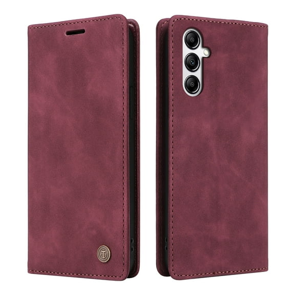 TECH CIRCLE For Galaxy A54 5G Wallet case,PU Leather Flip Folio Case with Card Holders RFID Blocking Kickstand Shockproof TPU Inner Shell Phone Cover forSamsung Galaxy A54 5G 6.4" 2023,Red