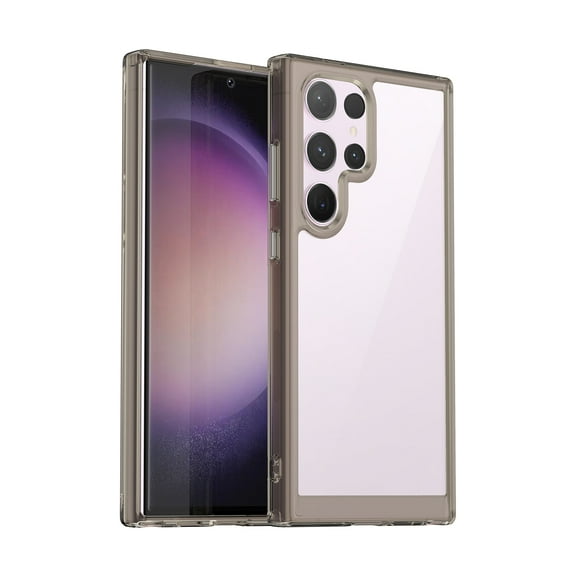 TECH CIRCLE For Galaxy Note 20 Case,[Non-Yellowing][Supports Wireless Charging] Slim Thin Shockproof Transparent Bumper Cover Full Body Protective Clear Case for Samsung Galaxy Note 20 6.7" 2020,Gray