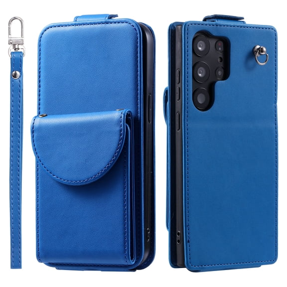 TECH CIRCLE For Galaxy S21+ Wallet Case with Card Holder,PU Leather Flip Kickstand Magnetic Clasp Durable Shockproof Protective Phone Case for Samsung Galaxy S21 Plus 6.7" 2021,Blue
