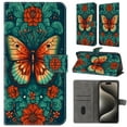 thumbnail image 1 of TECH CIRCLE For Galaxy S24+ Case,Premium PU Leather Funny Pattern Flip Wallet Case Cover with Card Slots Kickstand Women Girls Case for Samsung Galaxy S24 Plus 6.6" 2024,Butterfly, 1 of 6