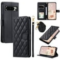 thumbnail image 1 of TECH CIRCLE For Google Pixel 7 Case Wallet for Women Girl,Luxury PU Leather Crossbody Wristlet Strap Kickstand Slim Card Holder Slots Wallet Case for Google Pixel 7 6.3" 2022,Black, 1 of 7