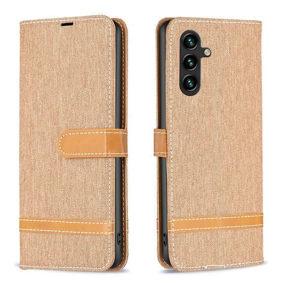 TECH CIRCLE For Samsung Galaxy A53 5G Wallet Case,Flip Folio Shockproof Protective Cover with Card Holder Kickstand Purse Wrist Strap Phone Case for Samsung Galaxy A53 5G 6.5" 2022,Brown