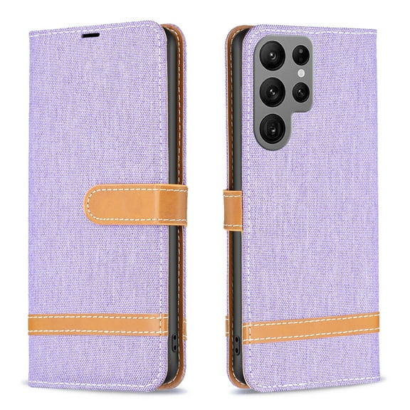 TECH CIRCLE For Samsung Galaxy S10+ Wallet Case,Flip Folio Shockproof Protective Cover with Card Holder Kickstand Purse Wrist Strap Phone Case for Samsung Galaxy S10 Plus 6.4" 2019,Purple