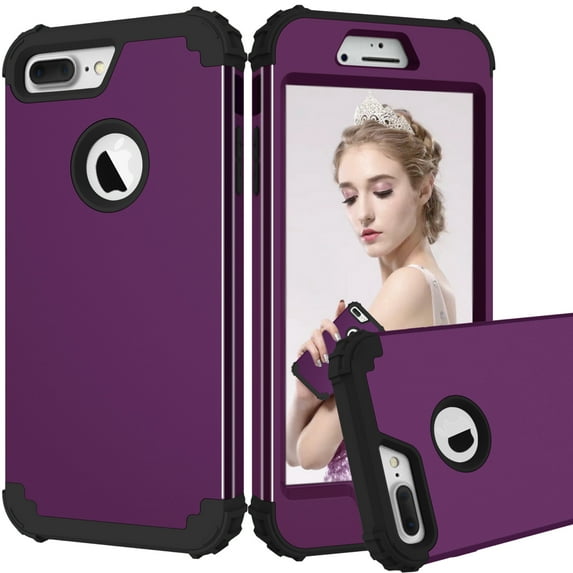 TECH CIRCLE For iPhone 11 Pro Max Case, Dual Layer Slim Heavy Duty Hybrid Rugged Shockproof Anti-Scratch Protective Back Phone Cover for Apple iPhone 11 Pro Max 6.5" 2019,Purple