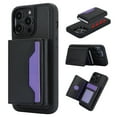 thumbnail image 1 of TECH CIRCLE For iPhone 12 Pro Max Wallet Case,PU Leather Detachable Magnetic Case with Credit Card Holder for Women Men Protective Stand Phone Cover for Apple iPhone 12 Pro Max 6.7" 2020,Black, 1 of 8