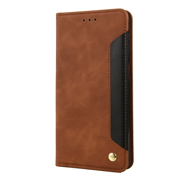 TECH CIRCLE For iPhone 15 PlusWallet Case, Ultra Slim PU Leather Card Slot Kickstand Magnetic Soft Flip Fold Shockproof TPU Inner Case for Apple iPhone 15 Plus 6.7" 2023,Brown