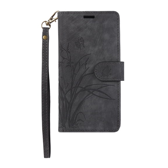 TECH CIRCLE For iPhone 8 Plus/7 Plus Case Wallet for Women Men with Card Holder,PU Leather Kickstand Magnetic Flip Strap Wristlet Magnetic Protective Girl Case for Apple iPhone 8 Plus/7 Plus 5.5,Black