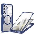 thumbnail image 1 of TECH CIRCLE Full Body Protection Case for Samsung Galaxy A36 5G/A56 5G,Magnetic Clear Case Compatible with Mag Safe Shockproof TPU+PC Cover Built-in Screen Protector for Galaxy A36 5G/A56 5G,Blue, 1 of 8