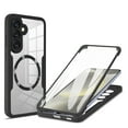 thumbnail image 1 of TECH CIRCLE Full Body Protection Case for Samsung Galaxy S25 Plus/S24+,Magnetic Clear Case Compatible with Mag Safe Shockproof TPU+PC Cover Built-in Screen Protector for Galaxy S25 Plus/S24+,Black, 1 of 9