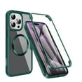 thumbnail image 1 of TECH CIRCLE Full Body Protection Case for iPhone 16,Magnetic Clear Case Compatible with Mag Safe Shockproof TPU+PC Cover Built-in Screen Protector for iPhone 16,Darkgreen, 1 of 8