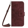 thumbnail image 1 of TECH CIRCLE Galaxy A14 5G Wallet Case, Floral Flower Magnetic Cover Cash Card Slots Holder Shoulder Strap Kickstand Protective Women Girl Phone Cover for Galaxy A14 5G 6.6" 2023,Winered, 1 of 9