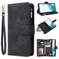 thumbnail image 1 of TECH CIRCLE Galaxy A14 5G Wallet Case, Soft Classy Leather Zipper Purse Case Magnetic Detachable Folio Flip Stand Cover with Credit Card Slots/Driver License for Samsung Galaxy A14 5G 2023,Black, 1 of 6