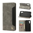 thumbnail image 1 of TECH CIRCLE Galaxy A14 5G Wallet Case, Ultra Slim Premium PU Leather Card Slot Kickstand Magnetic Soft Flip Fold Shockproof  Protective TPU Inner Phone Case for Samsung Galaxy A14 5G 6.6" 2023,Gray, 1 of 9