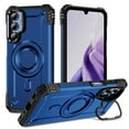 thumbnail image 1 of TECH CIRCLE for Galaxy A16 5G (SM-A166) Hard Phone Case 6.7" 2024, Plastic Shell Protective Magnetic Back Cover with Kickstand, Compatible with MagSafe Accessories, Lightweight Sturdy Case, Blue, 1 of 8