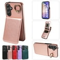 thumbnail image 1 of TECH CIRCLE For Galaxy A32 4G Wallet Case with Card Holder, Thin Slim PU Leather Finger Ring Kickstand Shockproof Protective Magnetic Women Men Phone Cover for Samsung Galaxy A32 4G 6.4" 2021,Rosegold, 1 of 8