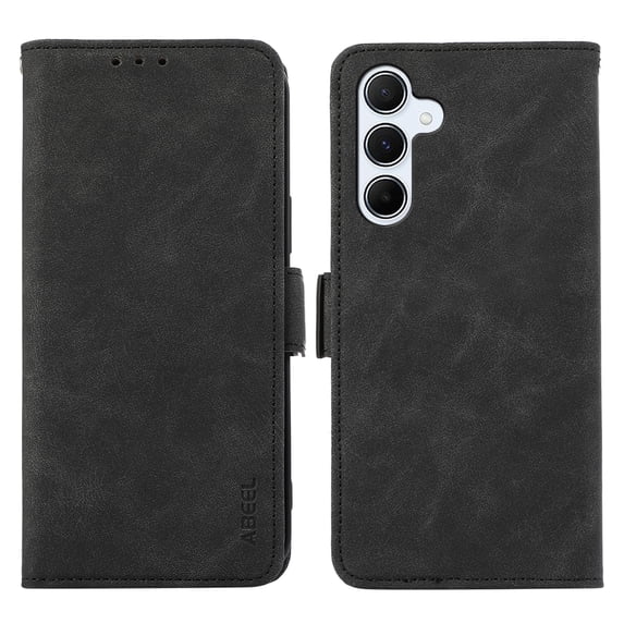 TECH CIRCLE For Galaxy A35 Wallet Case, PU Leather Flip Folio Case with Card Holders RFID Blocking Kickstand Shockproof TPU Inner Shell Phone Cover for Samsung Galaxy A35 5G 6.6" 2024,Black