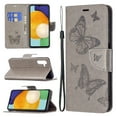 thumbnail image 1 of TECH CIRCLE Galaxy A53 5G Case,Embossed Butterfly PU Leather Credit Card Holder Slots Full Body Protection Kickstand Flip Folio Shockproof TPU Phone Cover for Samsung Galaxy A53 5G 6.5" 2022,Gray, 1 of 6