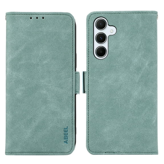 TECH CIRCLE For Galaxy A54 5G Wallet Case, PU Leather Flip Folio Case with Card Holders RFID Blocking Kickstand Shockproof TPU Inner Shell Phone Cover for Samsung Galaxy A54 5G 6.4" 2023,Aqua
