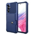 thumbnail image 1 of TECH CIRCLE Galaxy A54 5G Wallet Case, Shockproof Rubber Card Holder Wallet PU Leather Back Phone Case Kickstand Protective Scratch Hybrid Bumper Shell for Samsung Galaxy A54 5G 6.5" 2023,Darkblue, 1 of 7