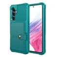 thumbnail image 1 of TECH CIRCLE Galaxy A54 5G Wallet Case, Shockproof Rubber Card Holder Wallet PU Leather Back Phone Case Kickstand Protective Scratch Hybrid Bumper Shell for Samsung Galaxy A54 5G 6.5" 2023,Green, 1 of 7