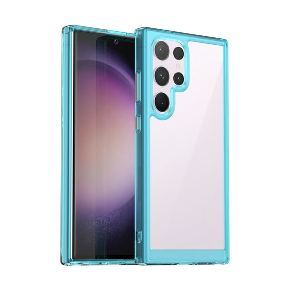 TECH CIRCLE For Galaxy Note 10 Case,[Non-Yellowing][Supports Wireless Charging] Slim Thin Shockproof Transparent Bumper Cover Full Body Protective Clear Case for Samsung Galaxy Note 10 2019,Skyblue