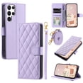 thumbnail image 1 of TECH CIRCLE For Galaxy S20 Ultra Case Wallet for Women Girl,Luxury PU Leather Crossbody Wristlet Strap Kickstand Slim Card Holder Slots Wallet Case for Samsung Galaxy S20 Ultra 6.9" 2020,Purple, 1 of 7