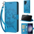 thumbnail image 1 of TECH CIRCLE For Galaxy S20+ Wallet Case,Folio Flip Kickstand Shockproof Protective PU Leather Cover with Card Slot Cash Pocket Carrying Wrist Strap for Samsung Galaxy S20 Plus 6.7" 2020,Blue, 1 of 7