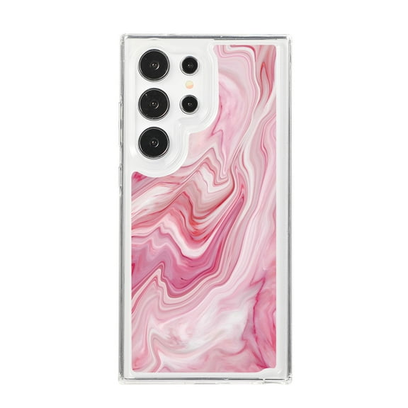 TECH CIRCLE For Galaxy S22 Case,Stylish Marble Design Protective Shockproof Slim Thin Soft TPU Military Drop Protection Girls Women Men Case for Samsung Galaxy S22 6.1" 2022,Rose